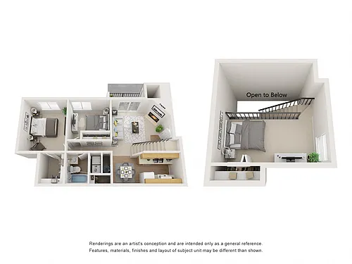Floor plan Vista Loft