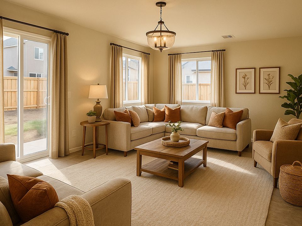 Living Room, AI Staging for demonstration only.