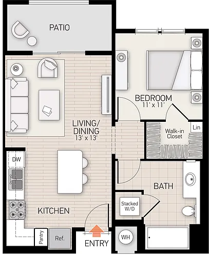 Floor plan River View I - Plan C