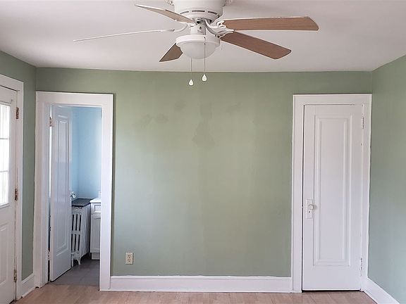 living room- bath entry, closet