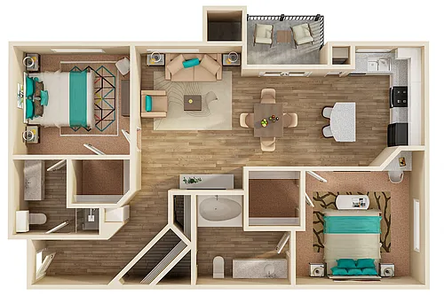 Floor plan B2 McMillan