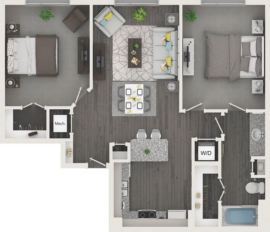 Floor plan B7