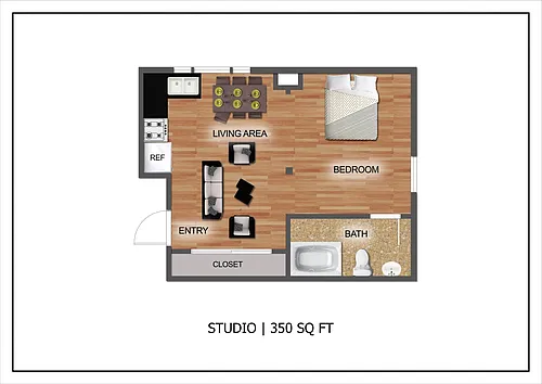 Floor plan Studio