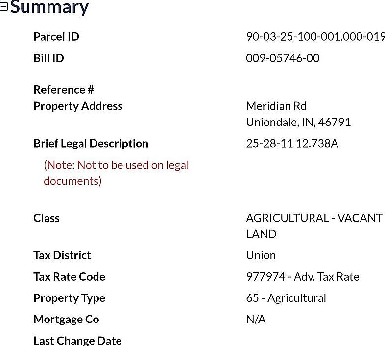 2nd image of 0 Meridian Rd