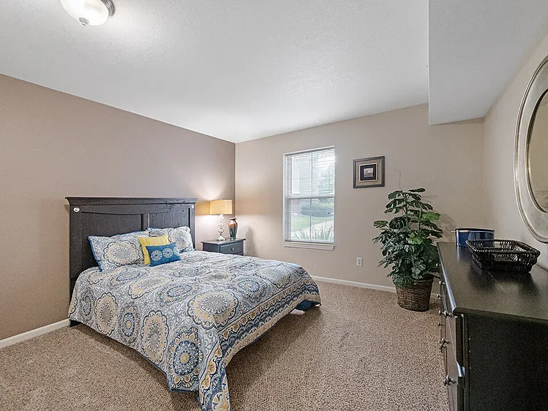 Carpeted Bedroom with Window