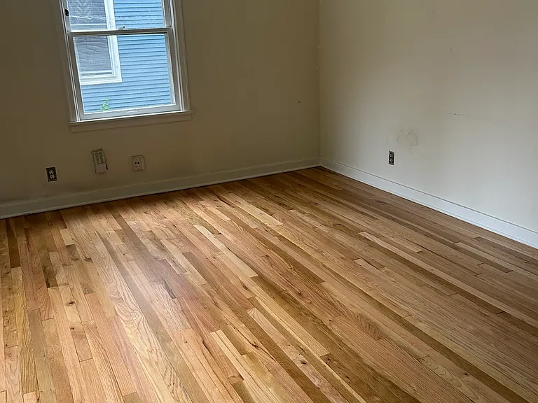 Refinished floors - living room