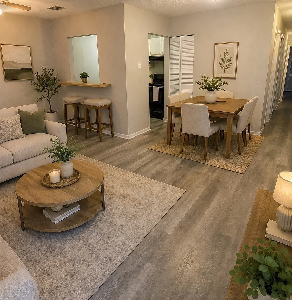 2 bed, 1.5 bath, 808 sqft, $1,599 — Photo 1