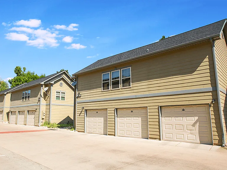 Tuck away you car in our on-site garages