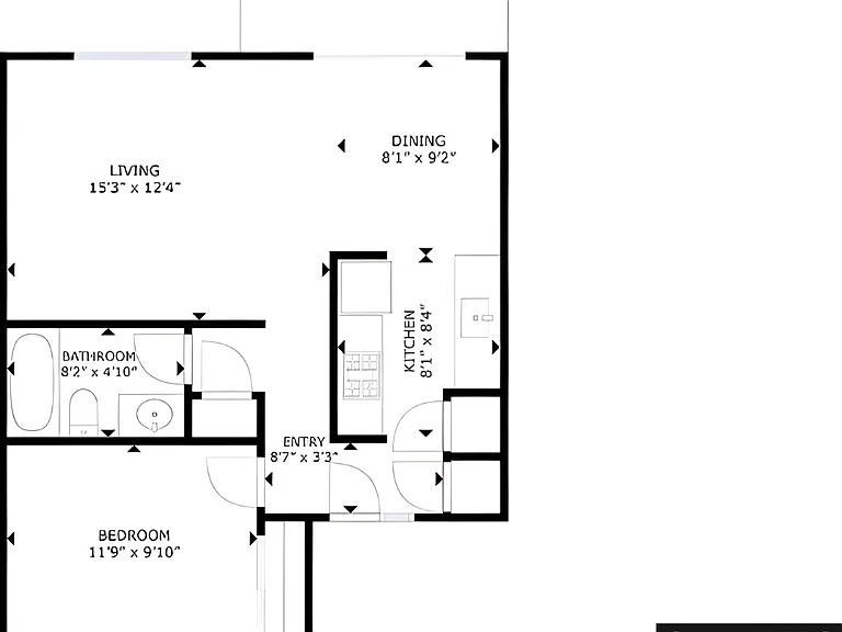 1x1 Standard l 750 sq ft l Chambers Pointe 1x1 Standard l 750 sq ft l Chambers Pointe