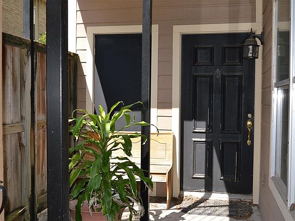 Patio with storage closet