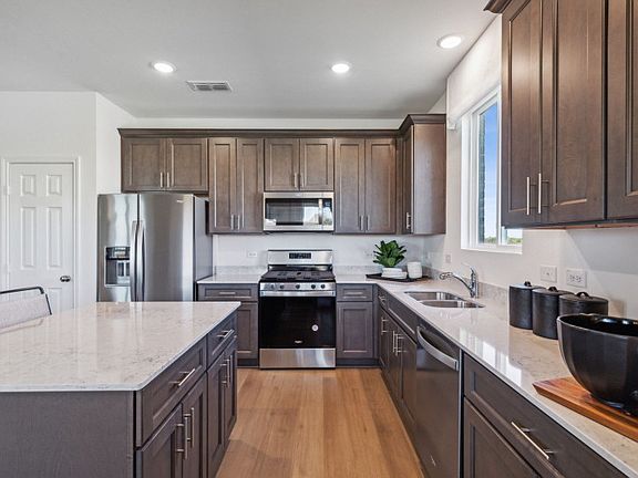 Spacious kitchen with abundant cabinet space