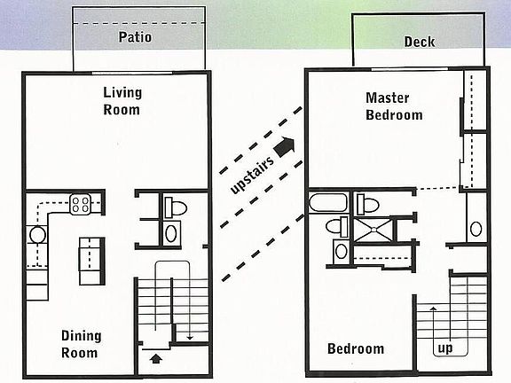 1215 sq. ft. Townhouse
