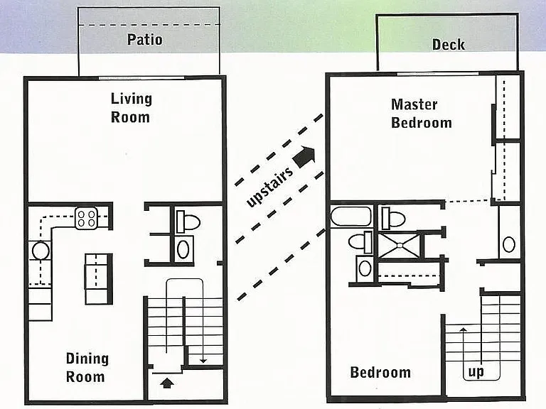 1215 sq. ft. Townhouse