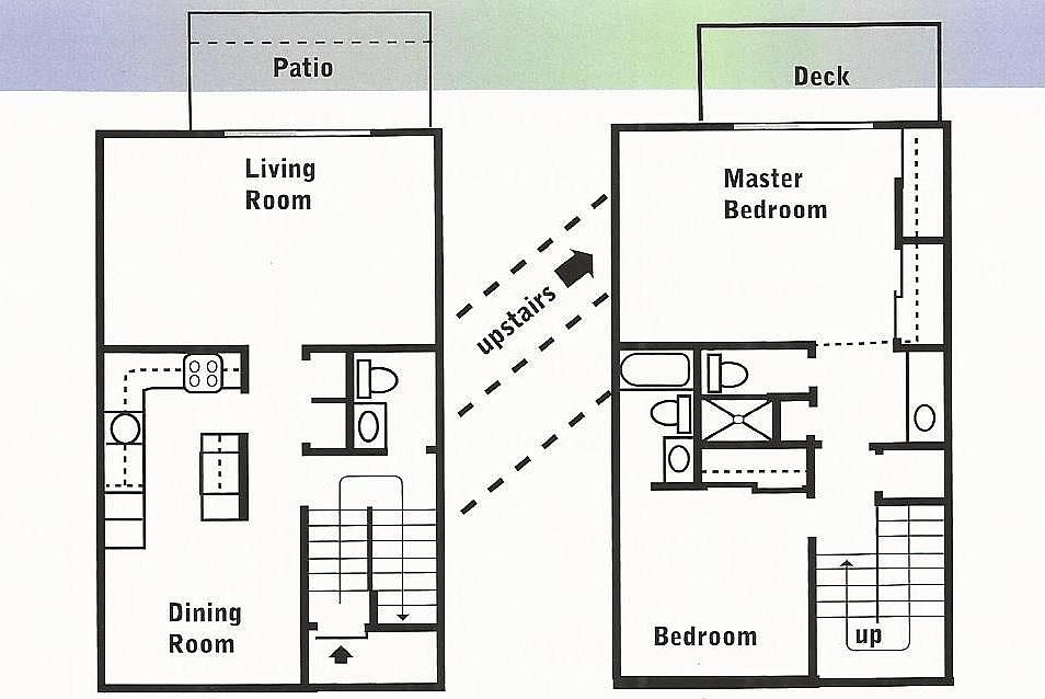 1215 sq. ft. Townhouse