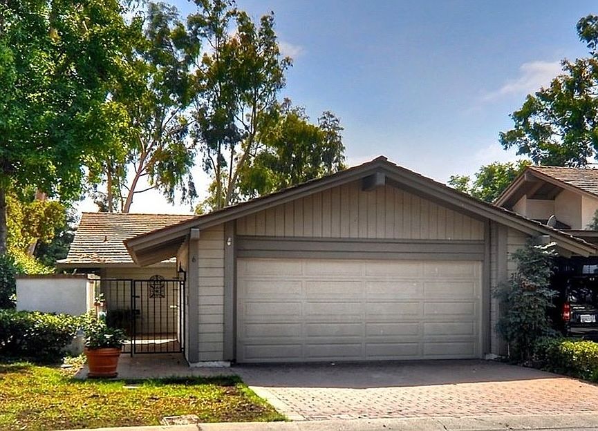 Front entrance and garage entry