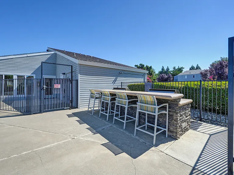 Gas BBQ Grilling Area