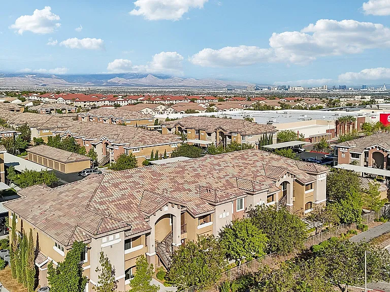 Aerial View of Buildings and Green Landscape