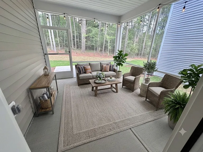 Screened In Porch-Virtually Staged-Design 2