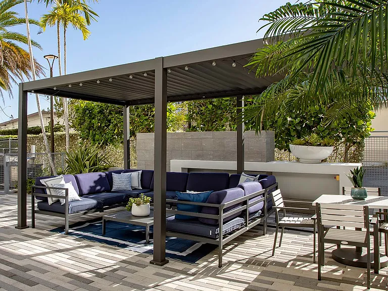 Griffis Pompano Beach outdoor lounge.