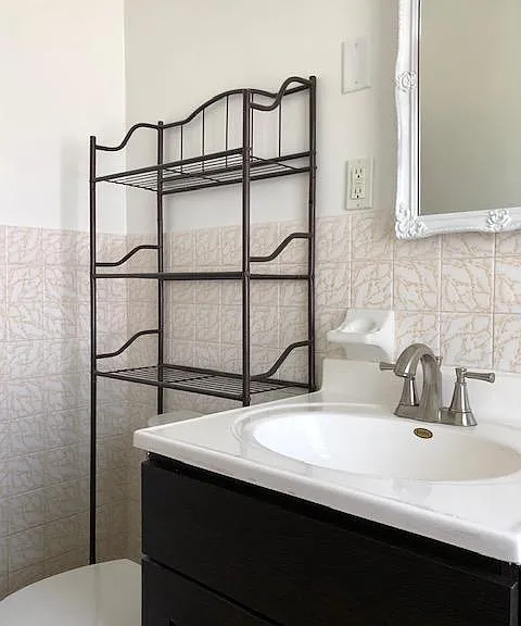 New vanity with the top and faucet