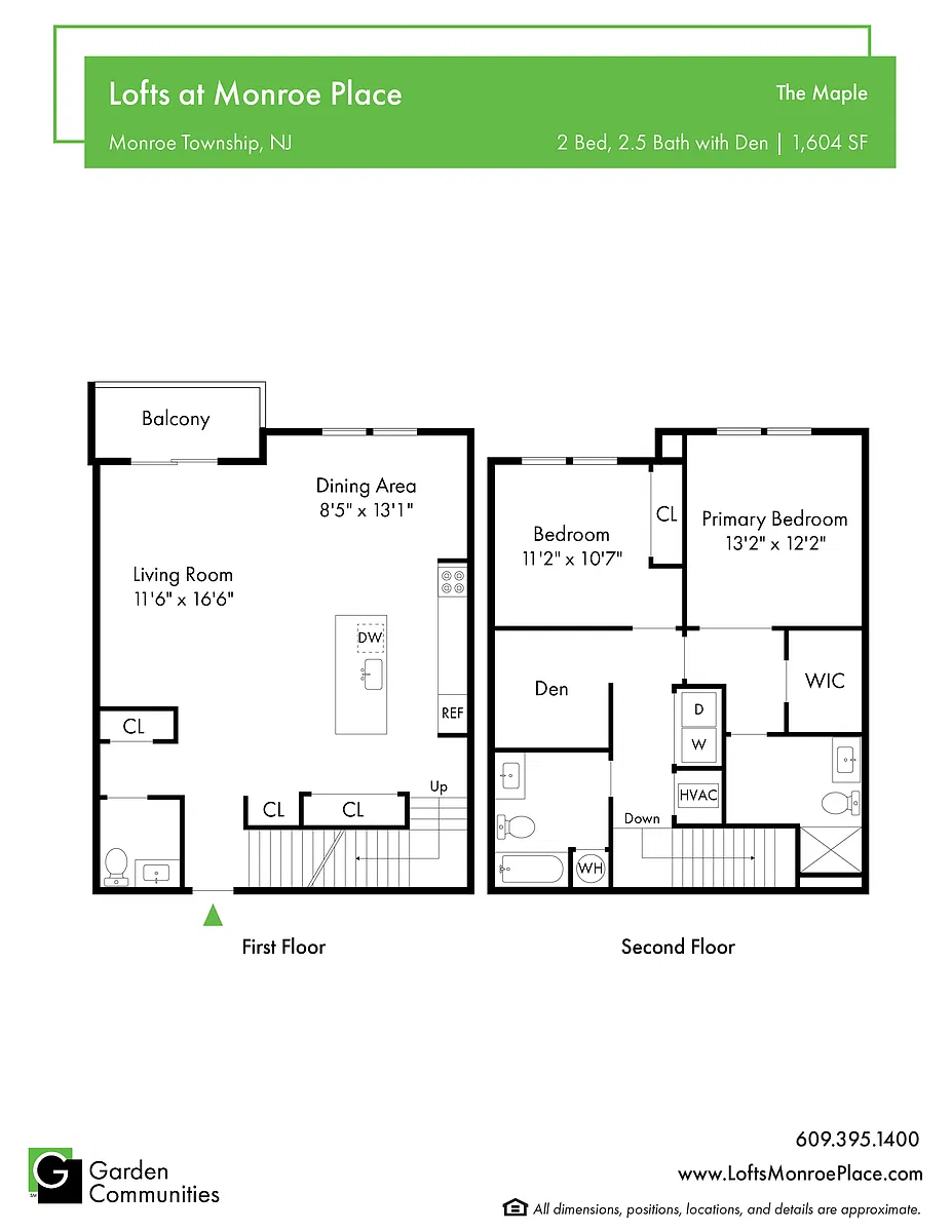 Floor plan $2.15/sq.ft. - The Maple