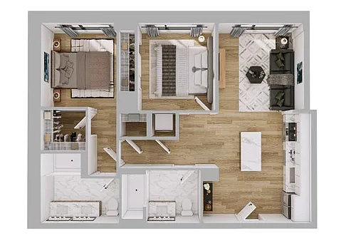 Floor plan B8