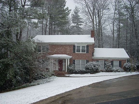 Rare winter snow