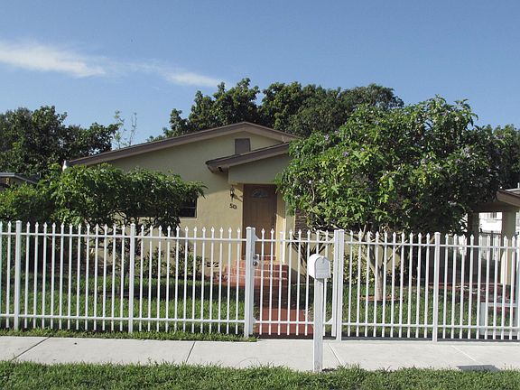 Fenced in front yard