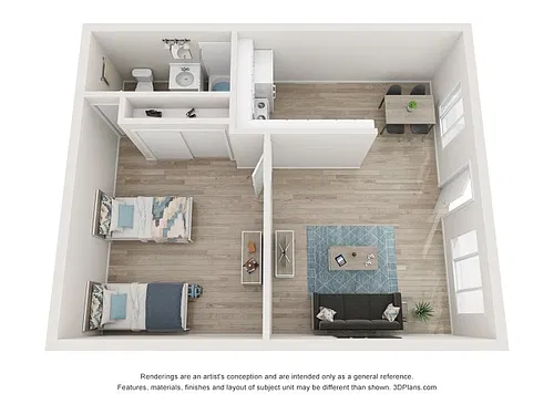 Floor plan Coronado 1x1A