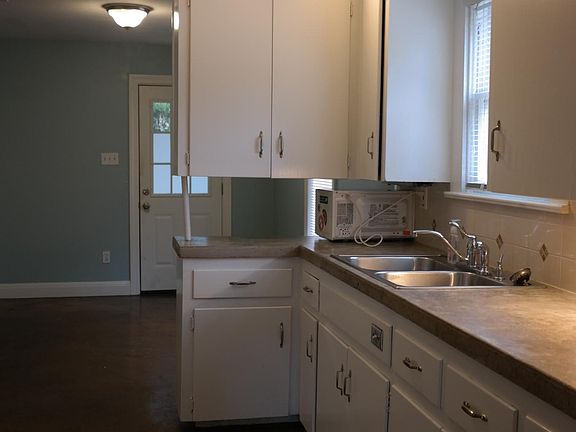 View from kitchen to front door