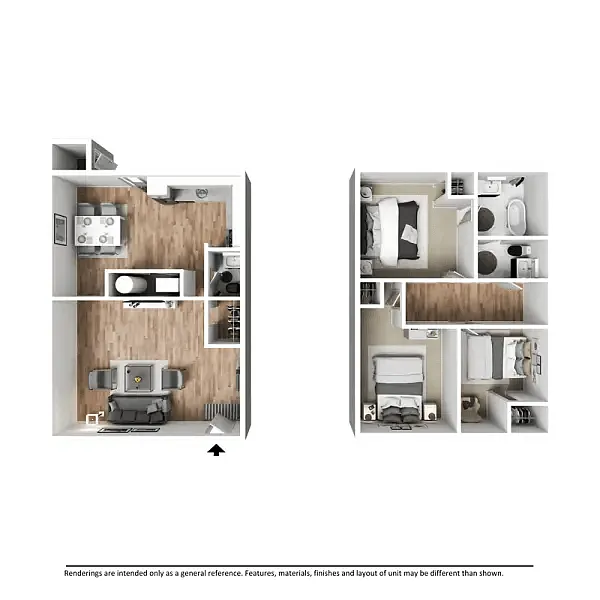 Floor plan TS 3x1.5