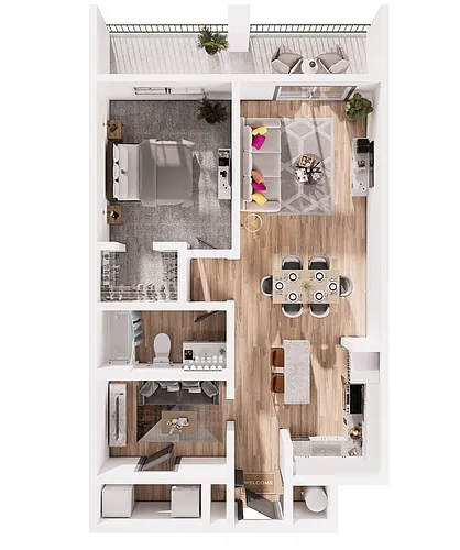 Floor plan A1B