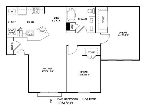 Floor plan MIL-B1