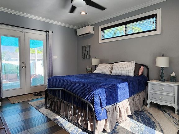 2 double doors allowing you to access the backyard with ease.