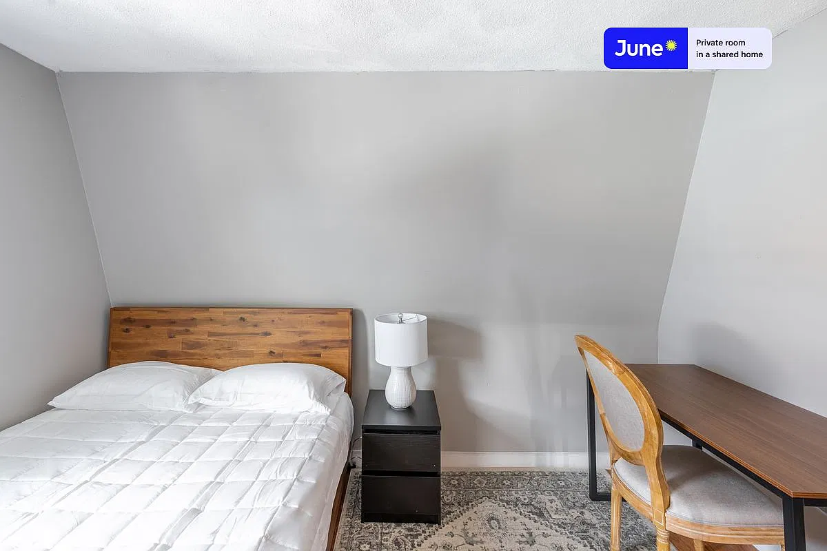Queen bedroom in 6 bed/1.5 bath home in Somerville #1578 F — Photo 2
