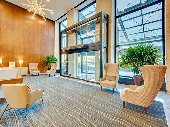 Elegant lobby with modern design and welcoming ambiance.