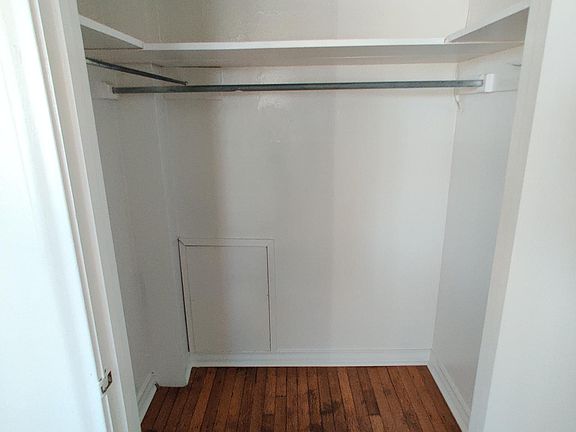 Walk-in bedroom closet