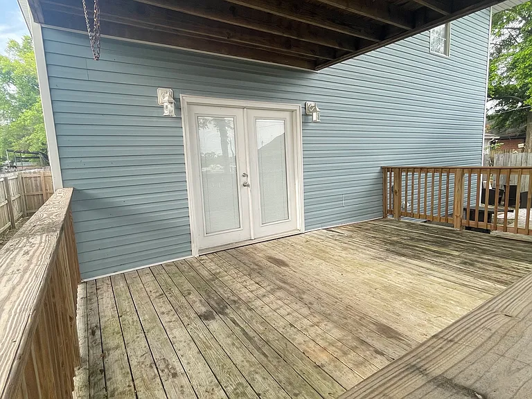 Downstairs Master Suite Private Deck