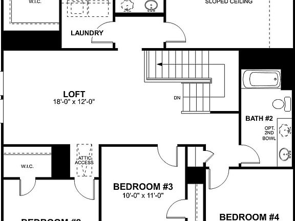 Eisenhower Second Floor Floorplan