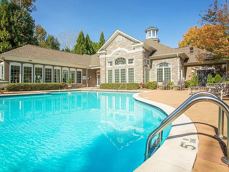 Relax at our picturesque apartment pool