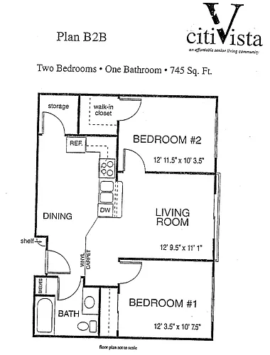 Floor plan B2B | Age 55+
