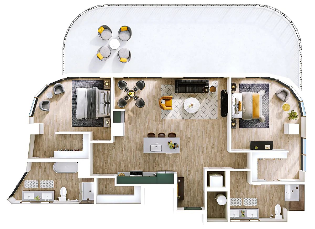 Floor plan B14 - Penthouse