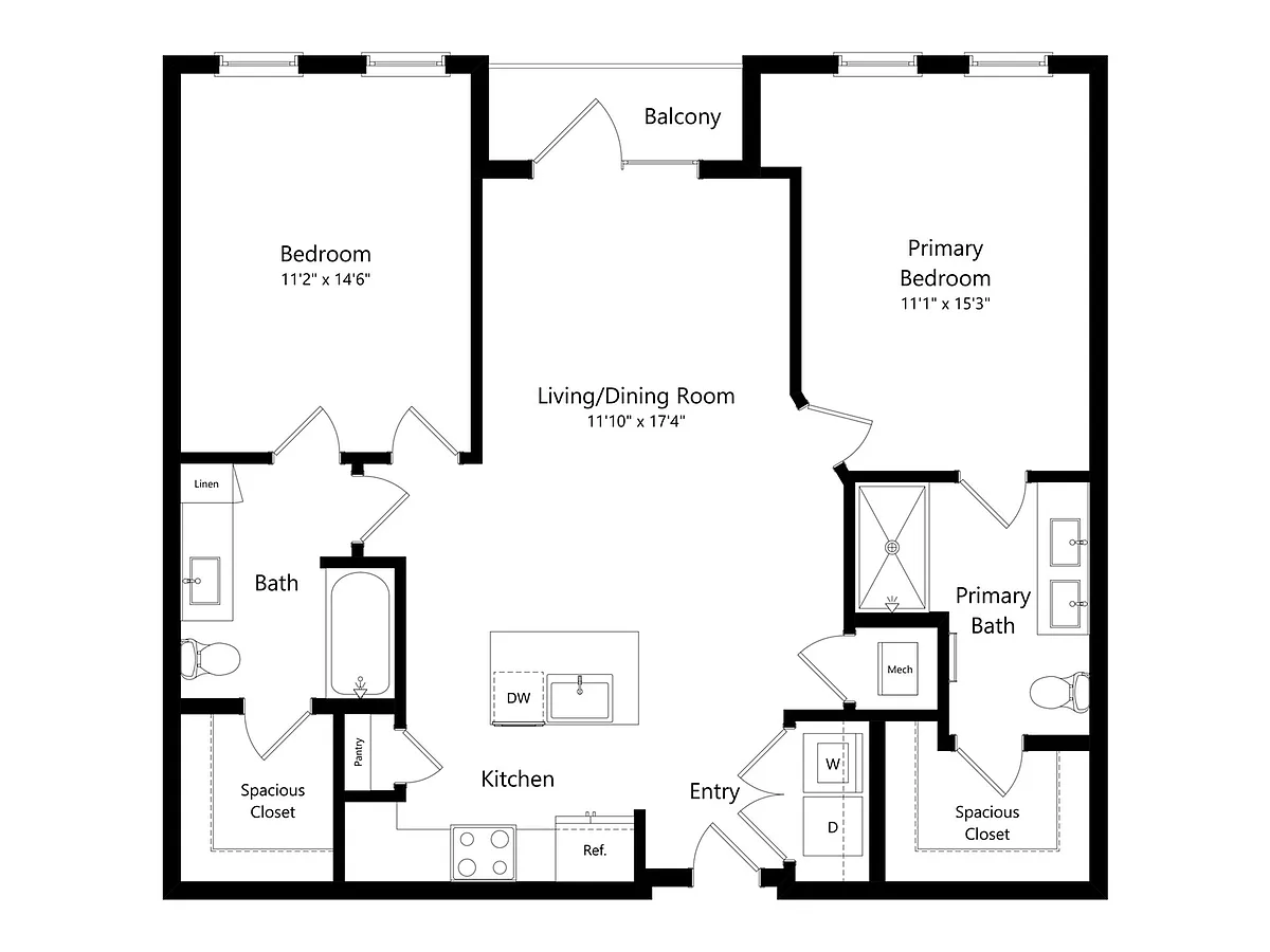 Floor plan B1