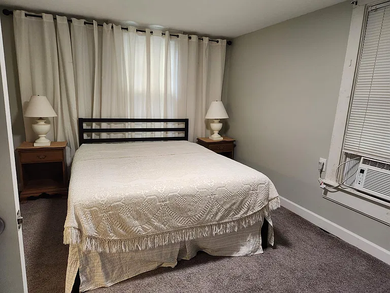 Note: The window unit has been removed.