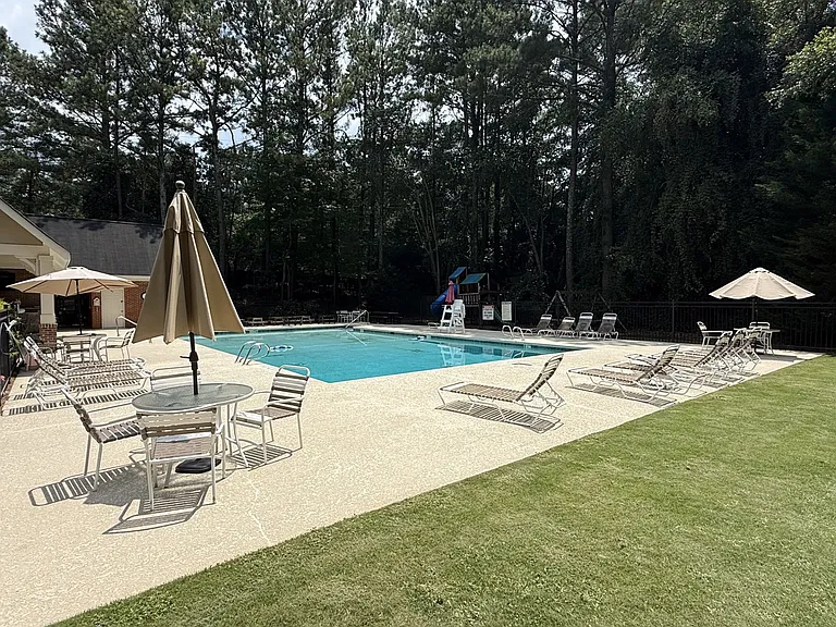 A community swimming pool