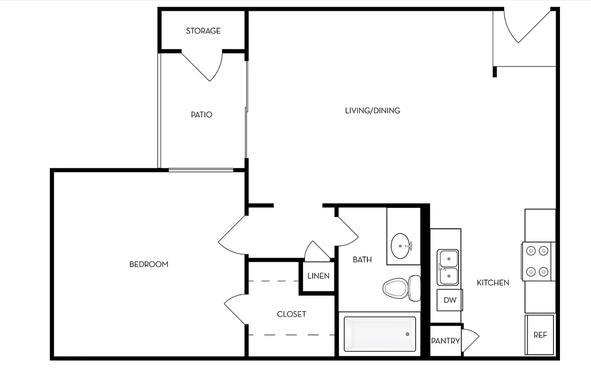 Floor plan 1B Regular