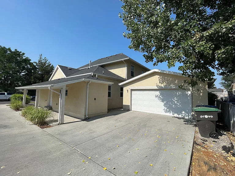 Large detached two car garage