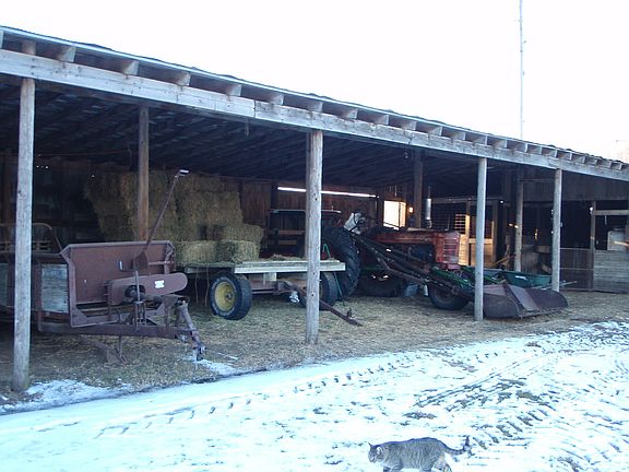open area in large barn