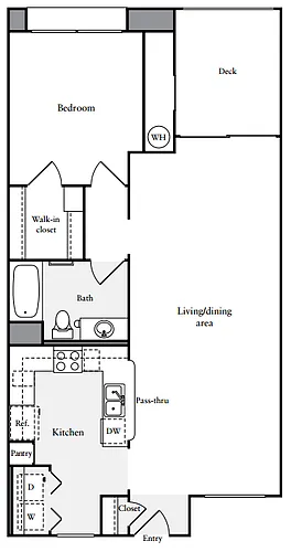 Floor plan 1X1