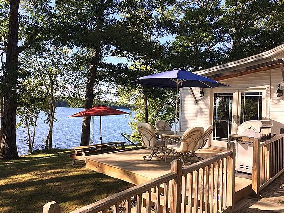 Deck off kitchen